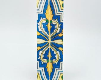 Bookmark - Screen printed on semi-rigid textile panel. Spanish Cities Collection ref.: Triana Ceramic Bookmark