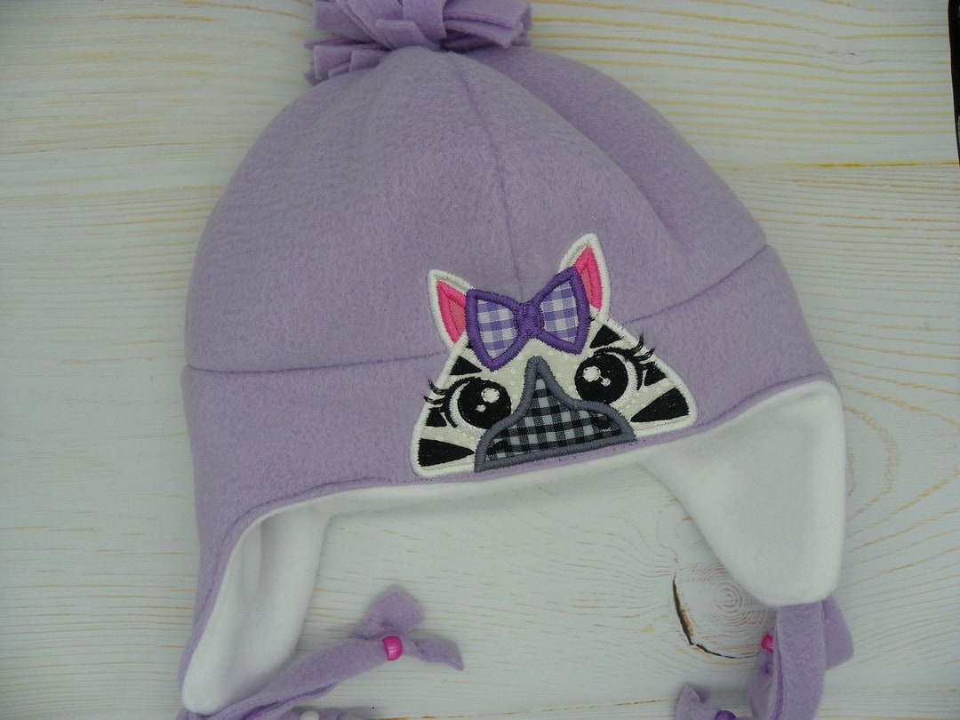 Fleece Hat/children's Fleece Hat/girl's Fleece Etsy