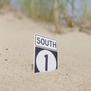 Delaware Route One South Vinyl Sticker — Outdoor Waterproof Sussex County Car Jeep Truck Cargo Box Laptop Bumper Window Sticker