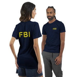 T-shirt unisexe premium à col rond, agent de police, blague drôle