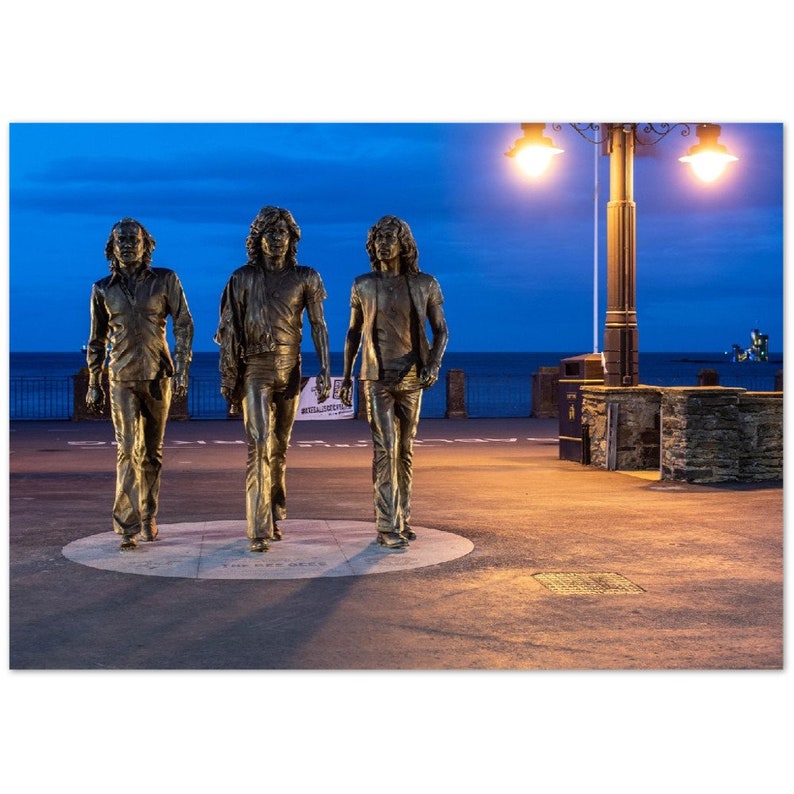 The Bee Gees Statue Douglas Isle of Man Night Premium - Etsy