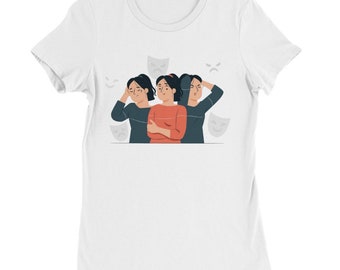 Borderline Personality Disorder Bipolar Mental Health Awareness Premium Women's Crewneck T-shirt Tee Shirt