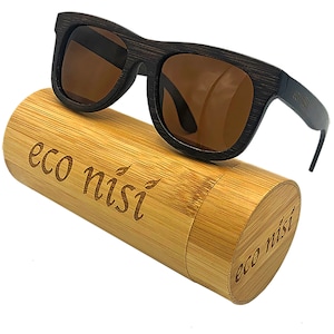 Bamboo Wood Sunglasses Brown Frame Sunglasses Tac Lens UV400 Eco Friendly Sunglasses Wood Sunglasses Bamboo Sunglasses