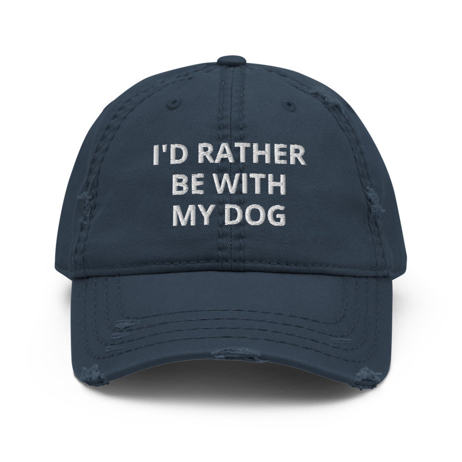 I'd Rather Be With My Dog Hat Dog Hat Dog Cap Dog Lover Etsy