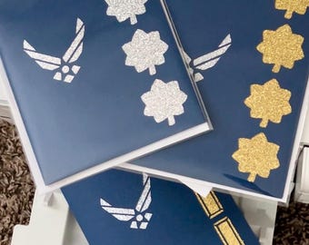 Wenskaart officier Amerikaanse luchtmacht (O-4) (majoor)