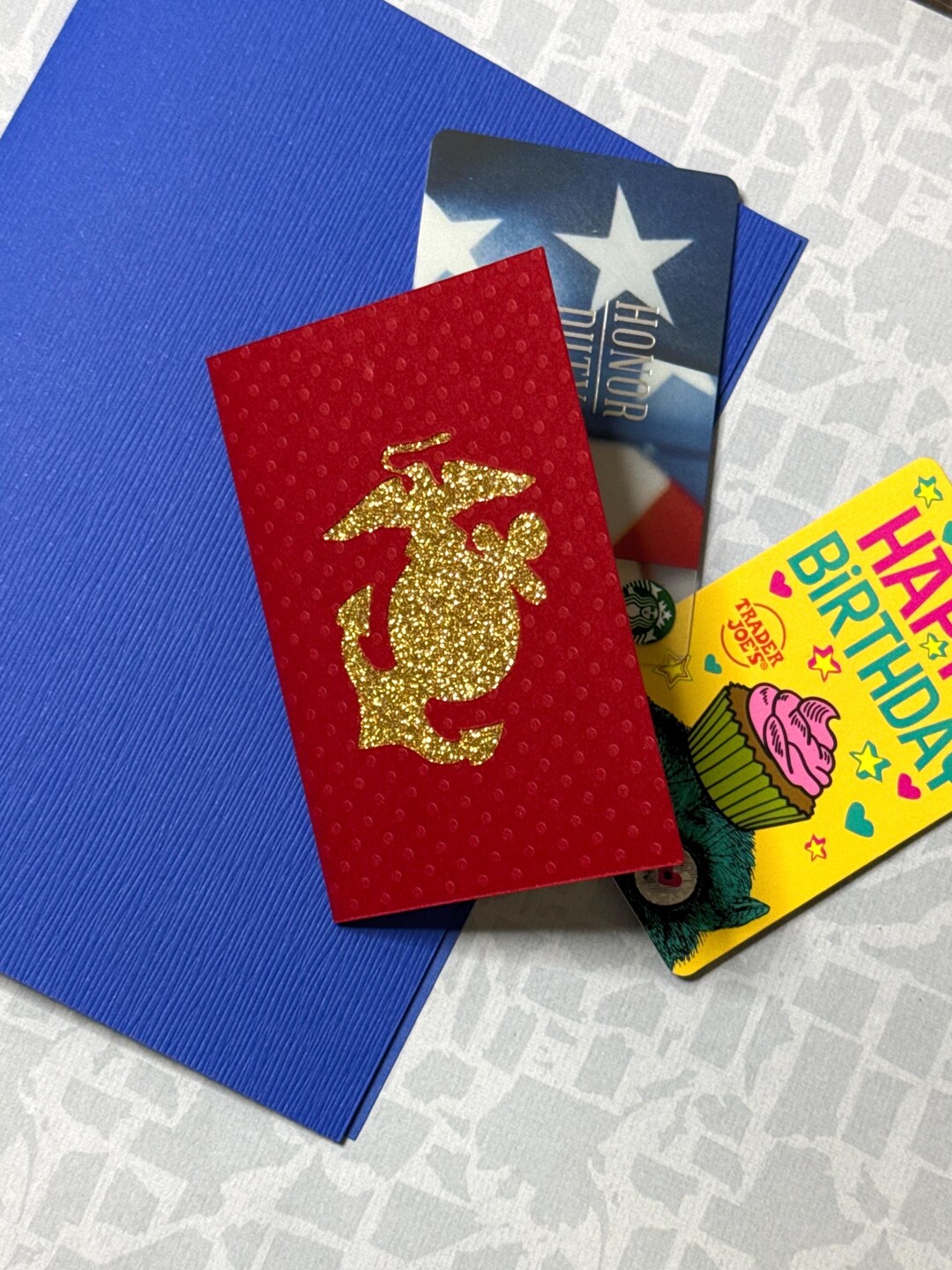 USMC Mini Cards (5 Gift Cards) - Etsy