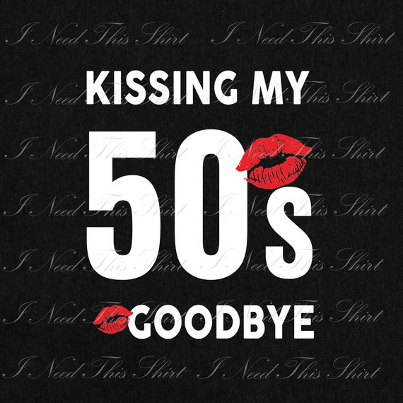 Kissing my 50s goodbye Digital File Download Red LipsChapter | Etsy
