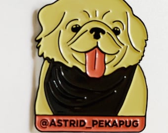 Astrid Pekapug Enamel Pin