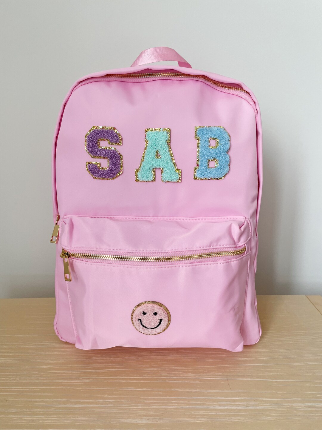 CUSTOM PATCH BACKPACK Nylon Bag With Patches Customizable Backpack