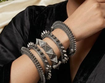 シルバー 925バングル ブレスレット エスニック アンティーク調 アクセサリー ネイティブ フラワー シルバーバングル シルバーアクセサリー メンズ