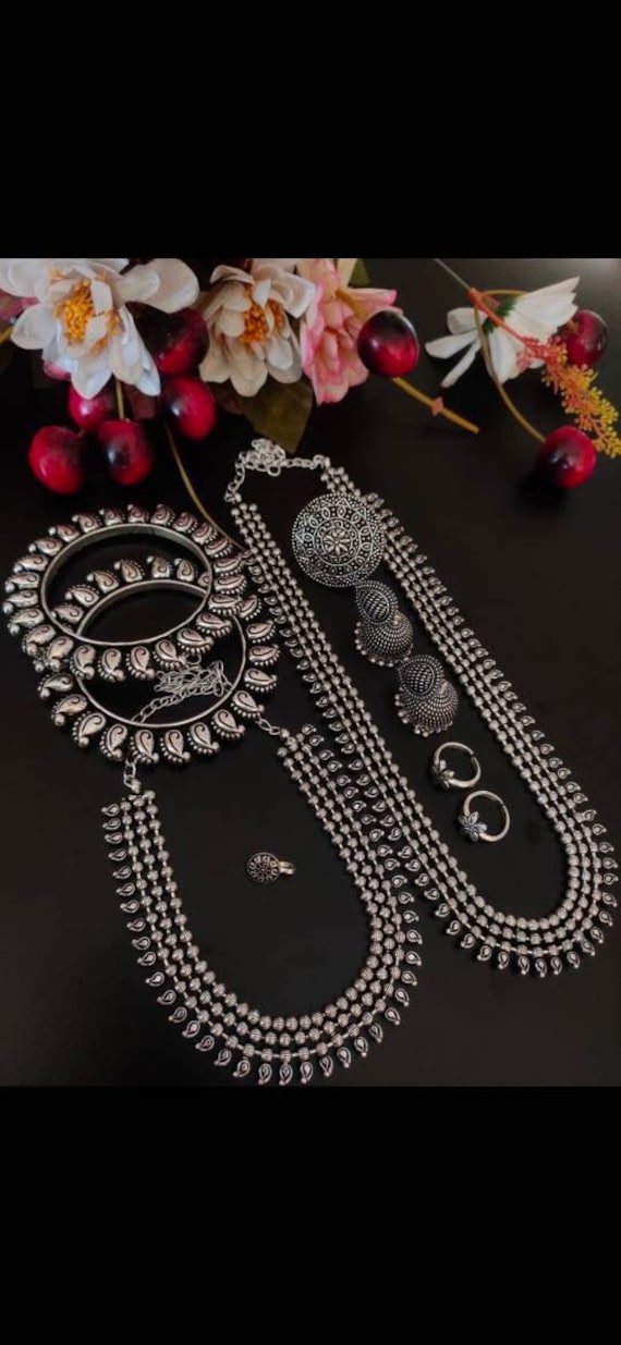 Oxidized Silver Large Tribal Pedants Oxidized Silver Large Tribal Pedants