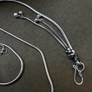 Oxidized Silver Kamarbandh Waist Chain | Tribal Belly Chain | Adjustable Ethnic Hip Belt | Boho Indian Waist Jewelry | Festival Jewelry kamarpatta