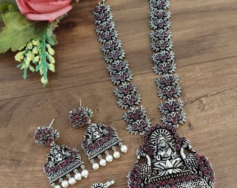Silver temple jewellery online deals