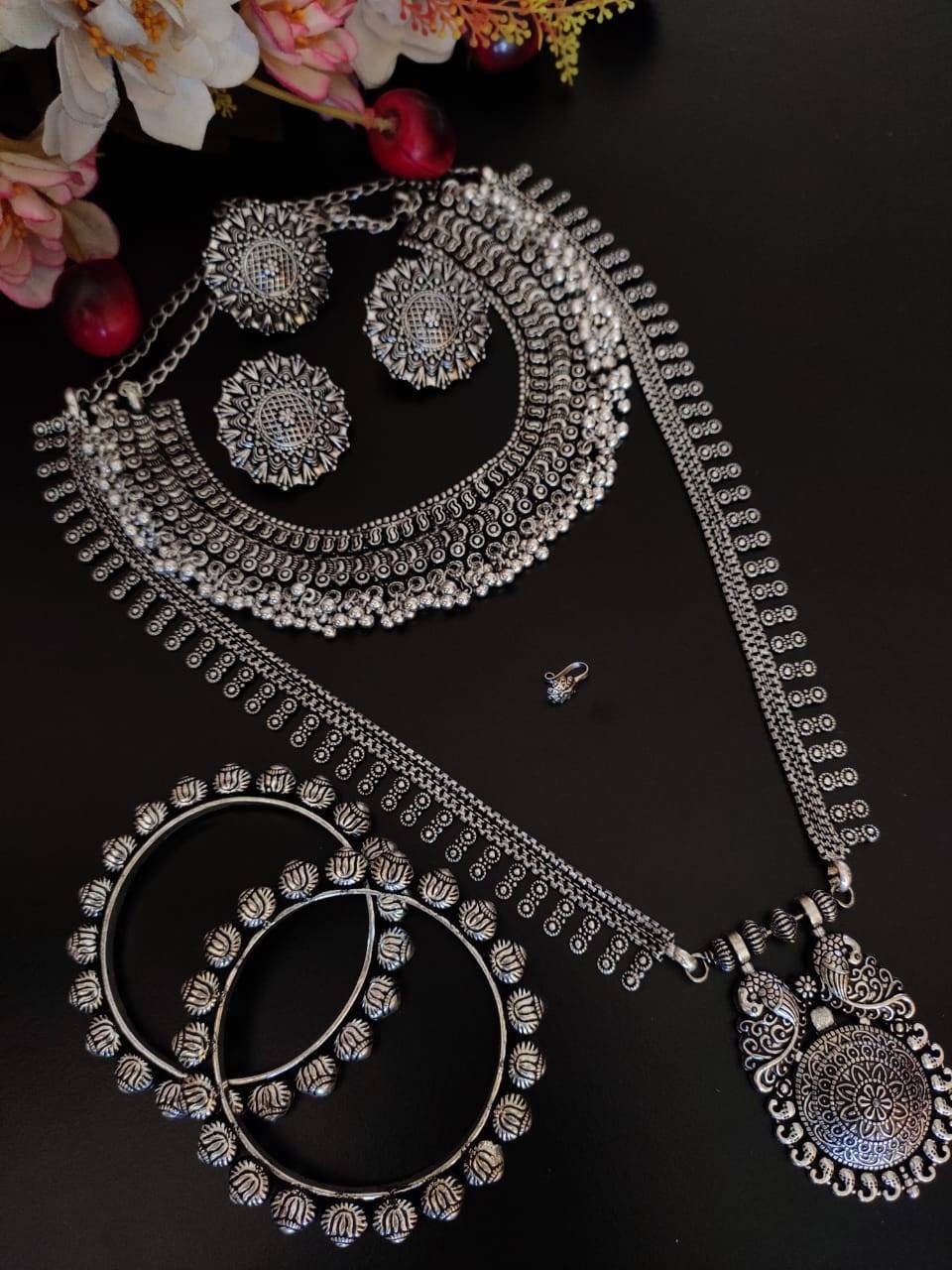 Oxidised jewellery collection best sale