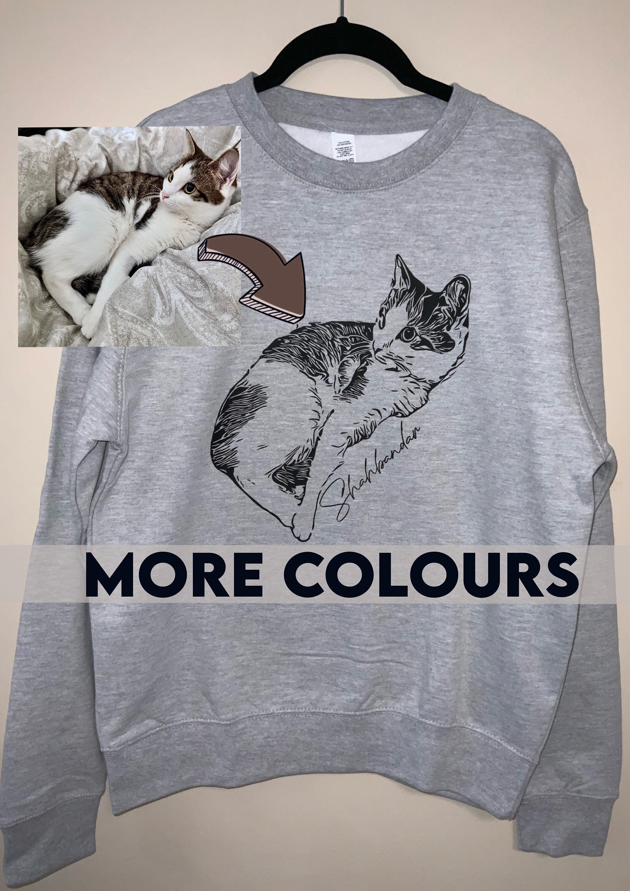 Cat Jumper - Etsy UK