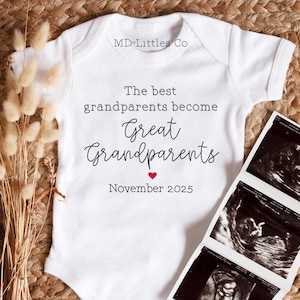 Les meilleurs grands-parents deviennent des arrière-grands-parents Cache-couche pour faire-part de grossesse®, arrière-grand-mère, arrière-grand-père, cache-couche pour révélation de grossesse®
