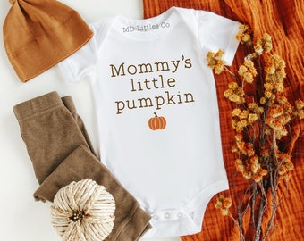 Mommy's Little Pumpkin Onesie®, Fall Onesie®, Fall Baby, Cute Fall Onesies®, Grandma's Little Pumpkin, Fall Pregnancy Announcement