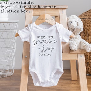 Happy First Mother's Day Onesie® 1st Mother's Day - Etsy