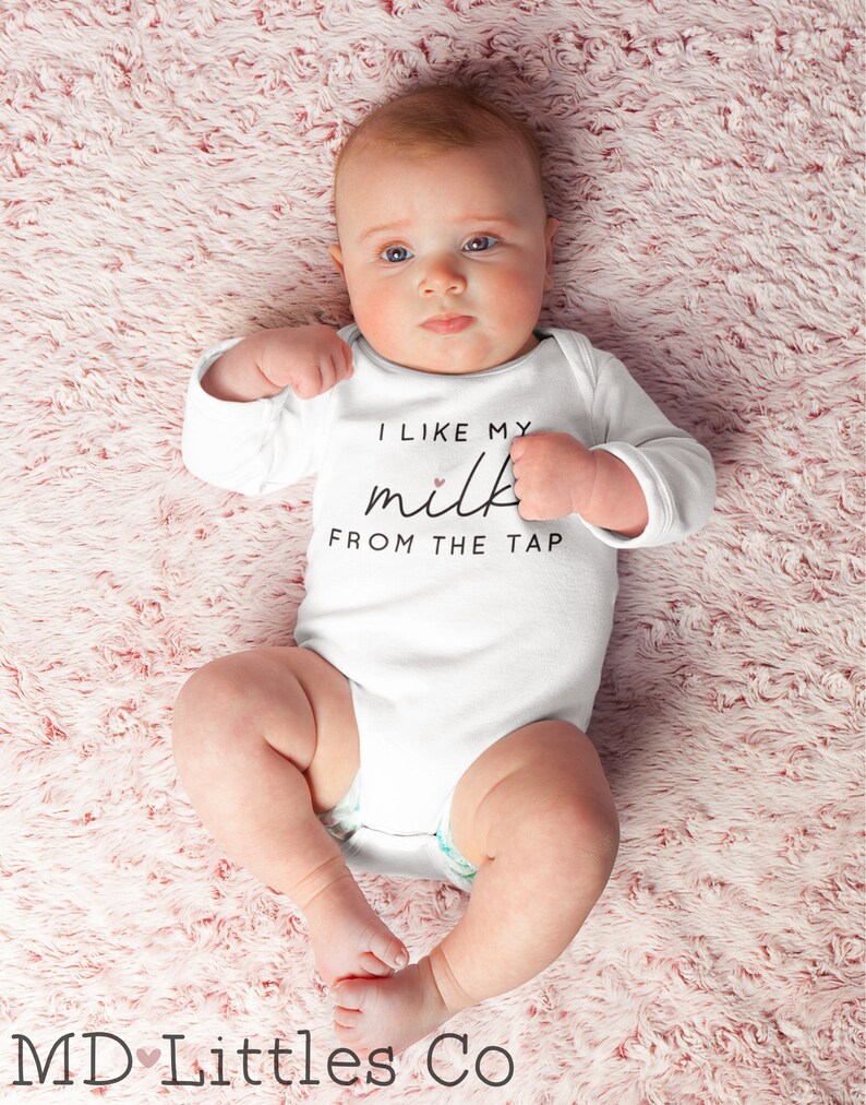 Funny Breastfeeding Onesie® Breastfed Baby Onesie® Funny Etsy