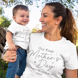 Our First Mothers Day Shirt for Mom, Mother's Day Gifts, Matching ...