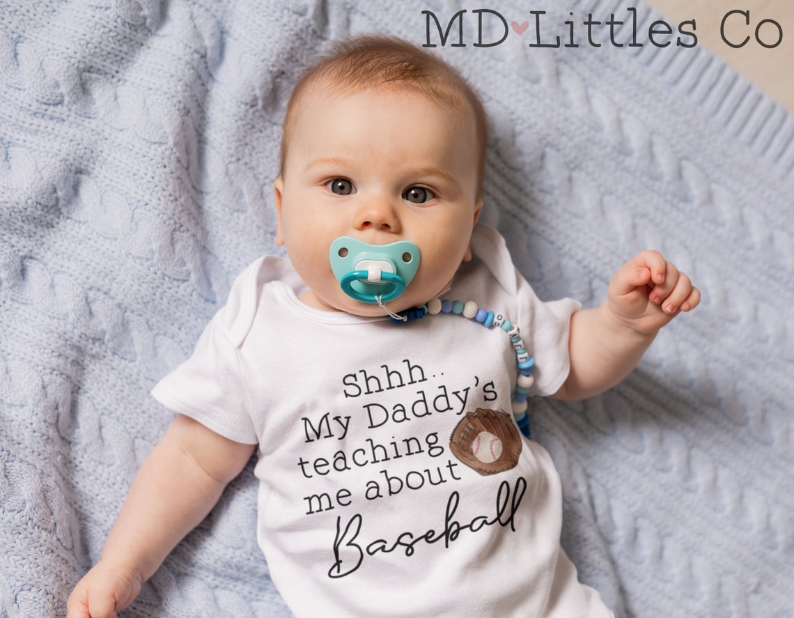 Baseball Baby Onesie® Baseball Baby Shower Baseball Baby Etsy