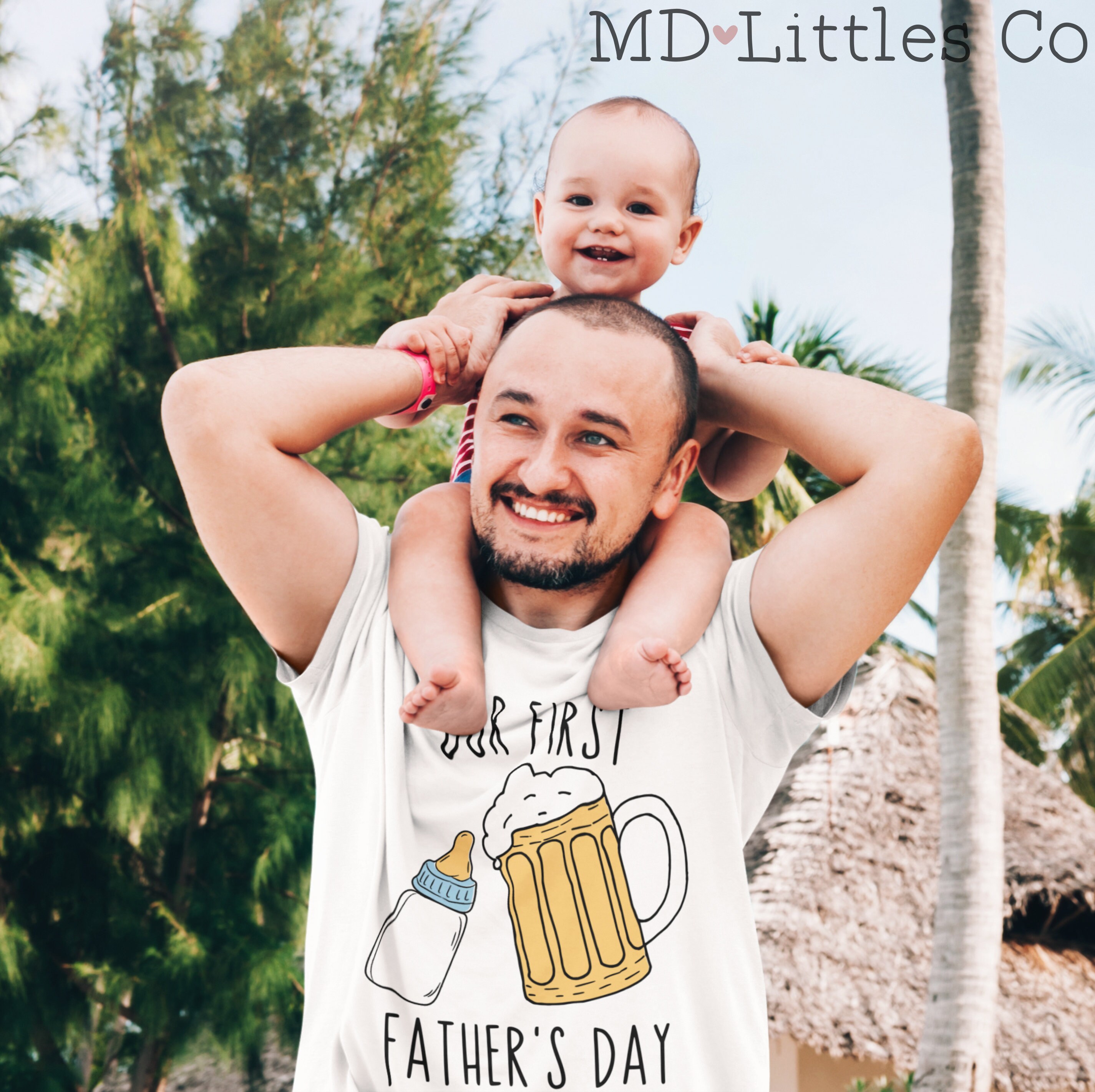 Matching Father's Day Shirt, Funny Our First Fathers Day Shirt