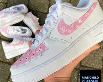 Custom Air Force 1 Louis Vuitton Etsy