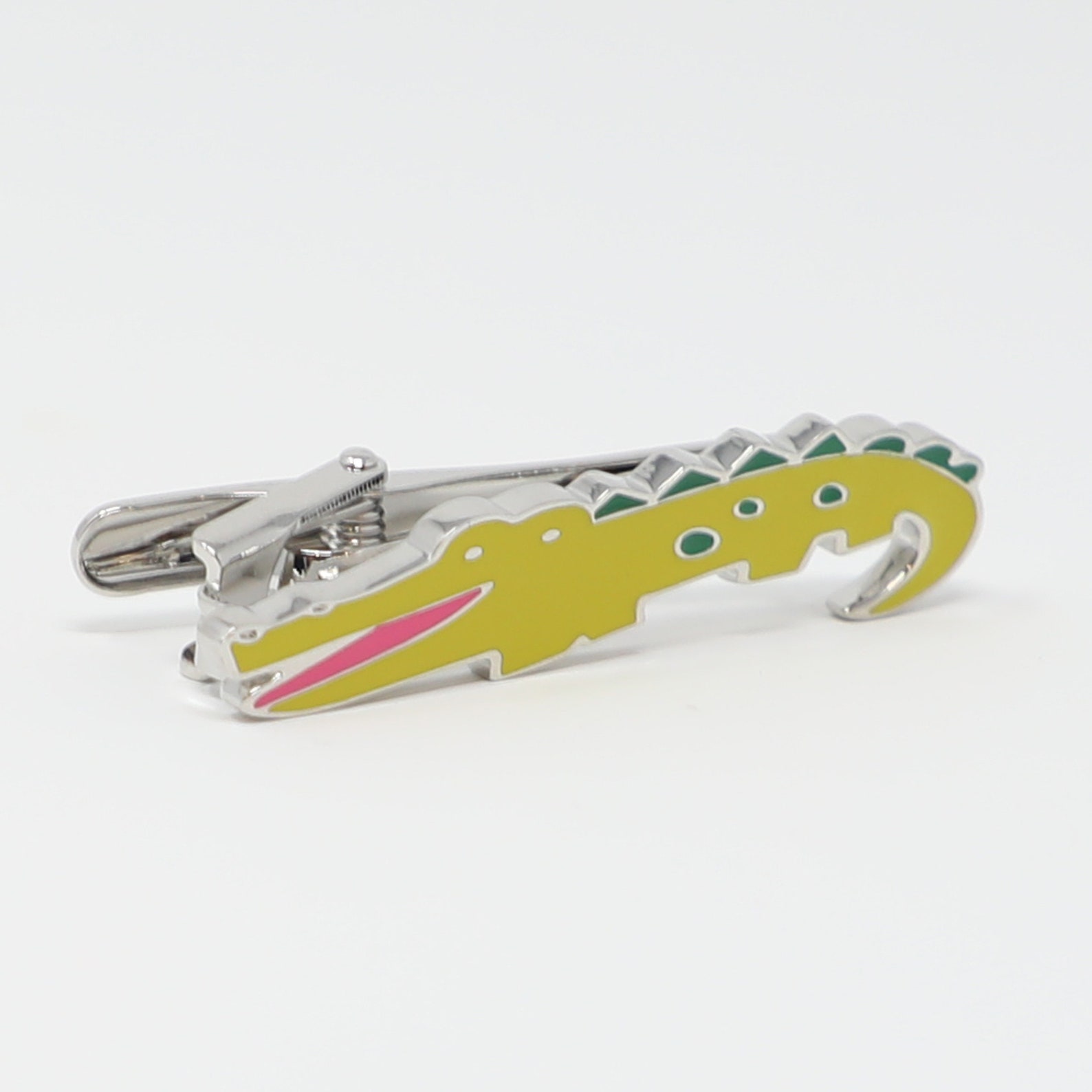 Novelty Crocodile Tie Clip Men Fancy Animal Alligator Tie Bar Etsy