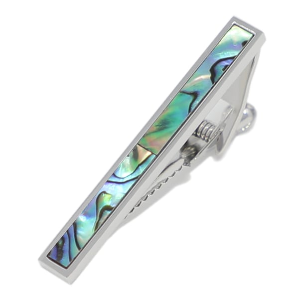 Abalone Tie Clip Wedding Dress Tie Accessory Father Husband Son Birthday Tie Bar Gift