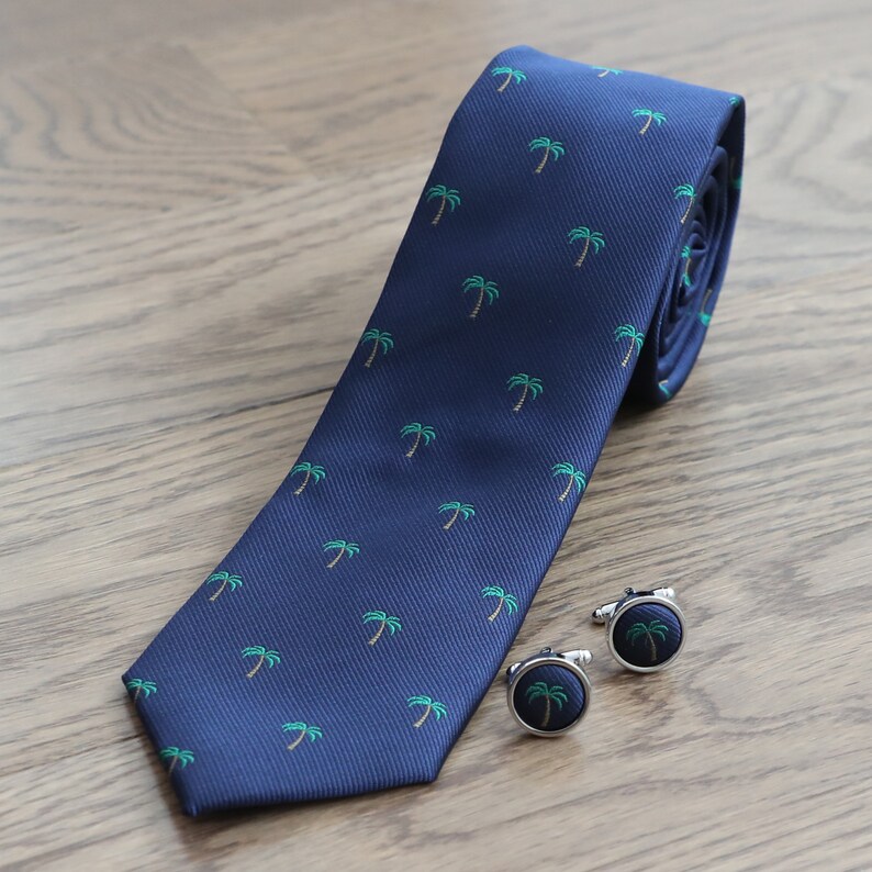 palm tree necktie