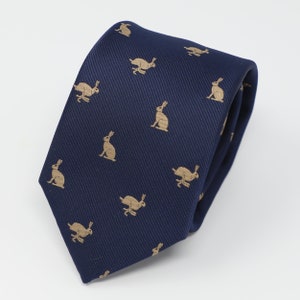 Novelty Rabbit Pattern Necktie 2.75" Wide Men Fancy Hare Tie Bunny Necktie