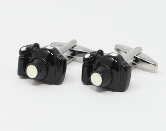 Novelty Black Camera Cufflinks Photograph Cufflinks Best Birthday Father's Day Gift Wedding Gift For Him