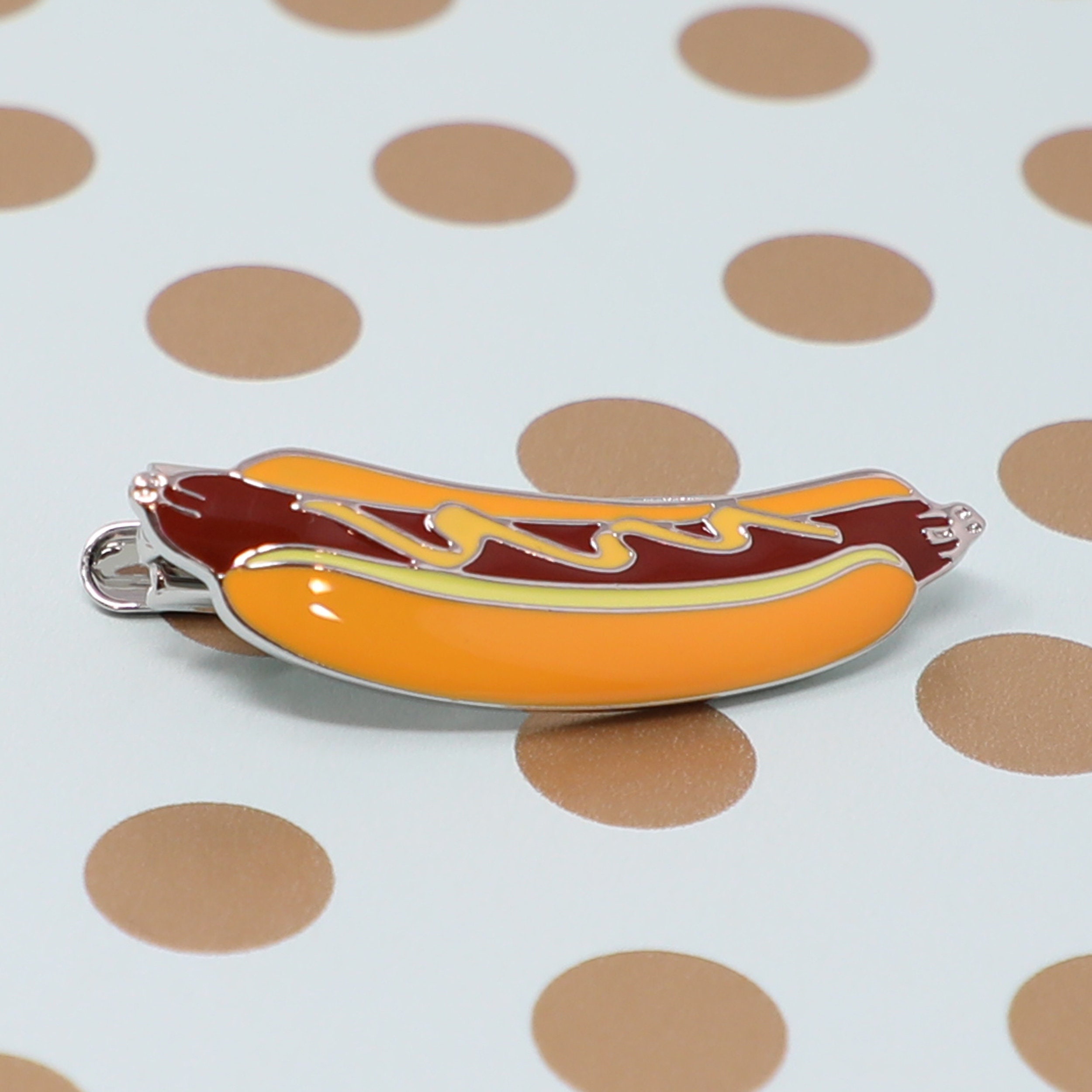Novelty Hotdog Tie Clip Men Fancy Tie Bar Best Birthday Etsy