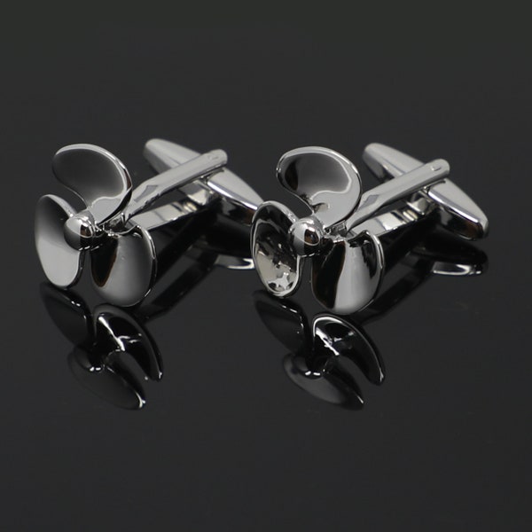 Novelty Propeller Cufflinks Best DAD Birthday Father's Day Gift Wedding Gift For Him