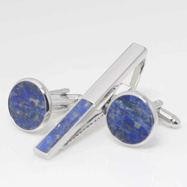 cufflink tie bar set
