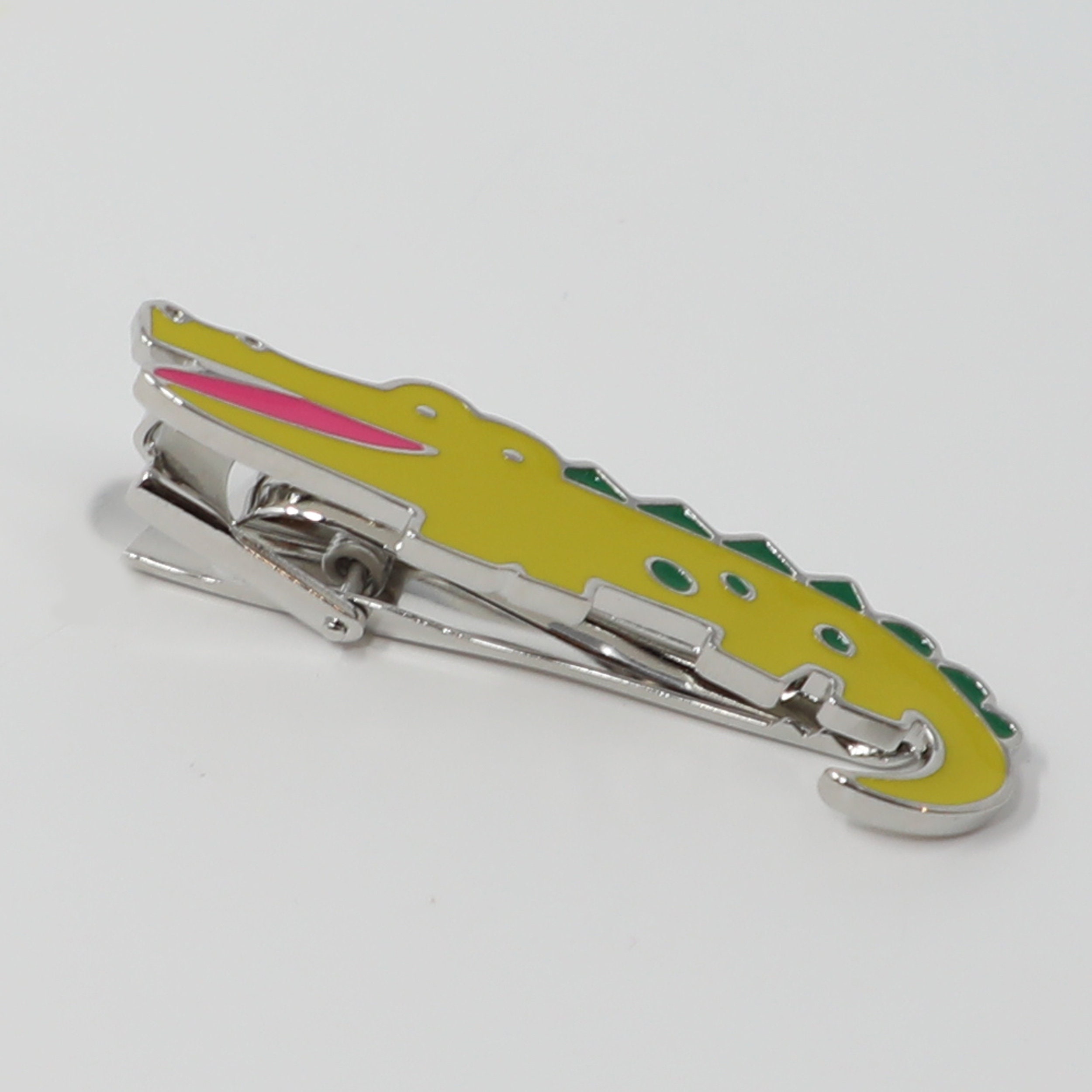 Novelty Crocodile Tie Clip Men Fancy Animal Alligator Tie Bar Etsy
