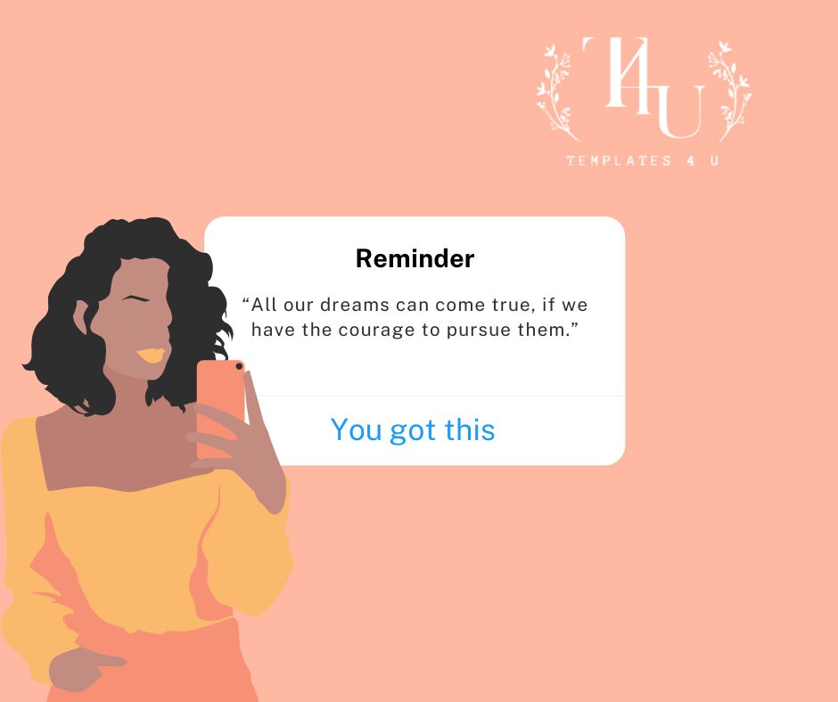 Iphone Reminder Template for - Etsy Ireland