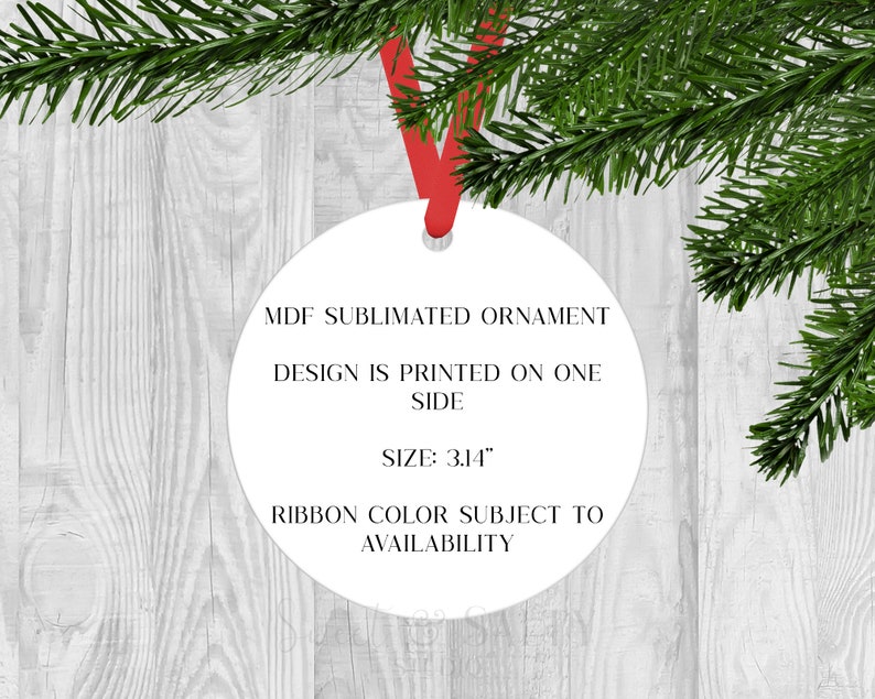 Double-Sided Custom Ornament Personalized Two State Ornament Custom Family Ornament State to State Ornament Custom State Ornament