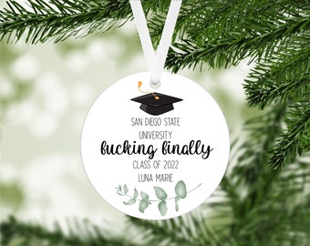 Graduation Gift 2024, Personalized Graduation Ornament, High School Graduation, College Graduation 2024, Graduation 2024 ornament