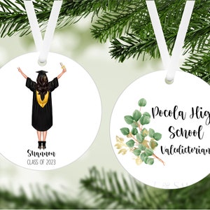 High School Graduation 2024 ornament, College Graduation Personalized Ornament, High School Graduation Gift 2024, Graduation &#39;24 Ornament