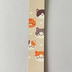 Cat Bookmark, Kitten Bookmark, Page Marker, gift for book lover, bookmark for kids, bookmark for teachers, gift for author, Animal bookmark