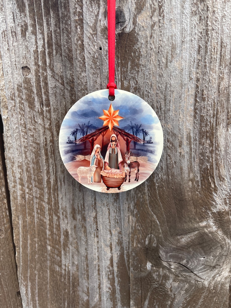 Nativity Christmas Tree Ornaments 