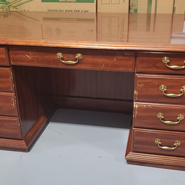 Mahogany Desk Etsy