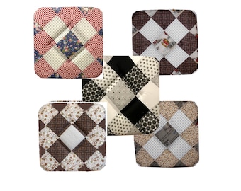 4 Galettes De Chaise 45x43 Cm Avec Volant - Coussin Antidérapant Lavable Beige Pour Salle à Manger Terrasse