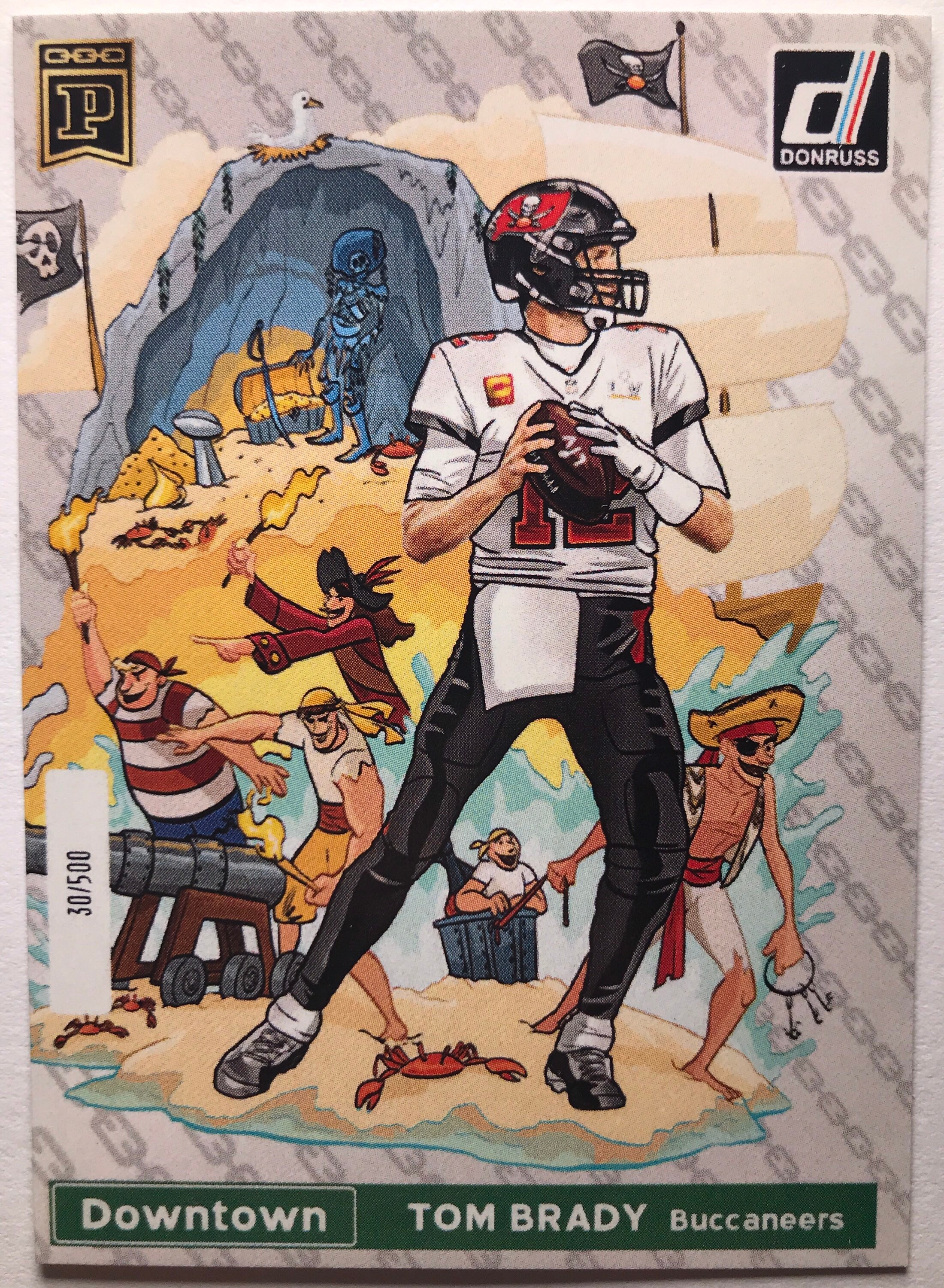 Tom Brady Downtown Card 2021 - Etsy