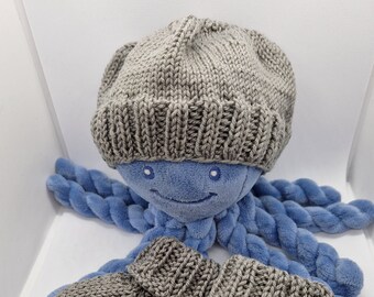 Babymützen gestrickt, Neugeborenen Mützen für Jungen und Mädchen, Geschenk zur Geburt, gestrickte Babykleidung, Handmade Mützen, Accessoires