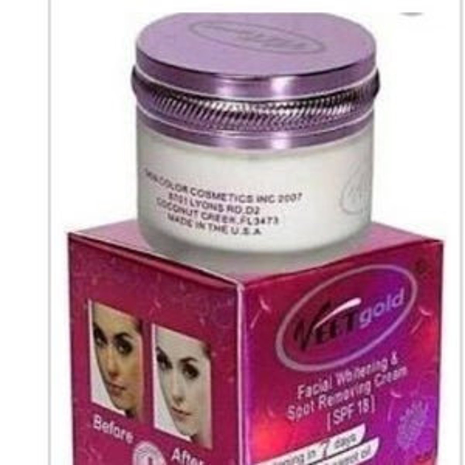 Veet gold best facial cream is for whitening and removing Etsy