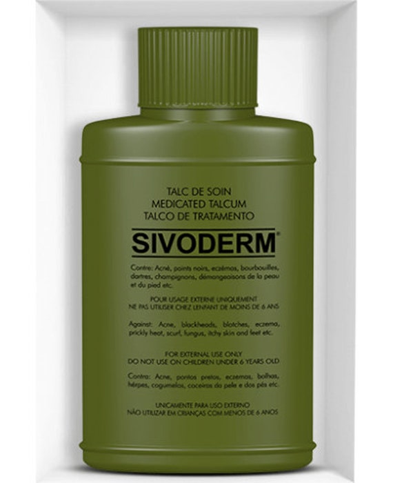 Original Sivoderm Poudre Medicamentee Pour Lacne Les Boutons Etsy