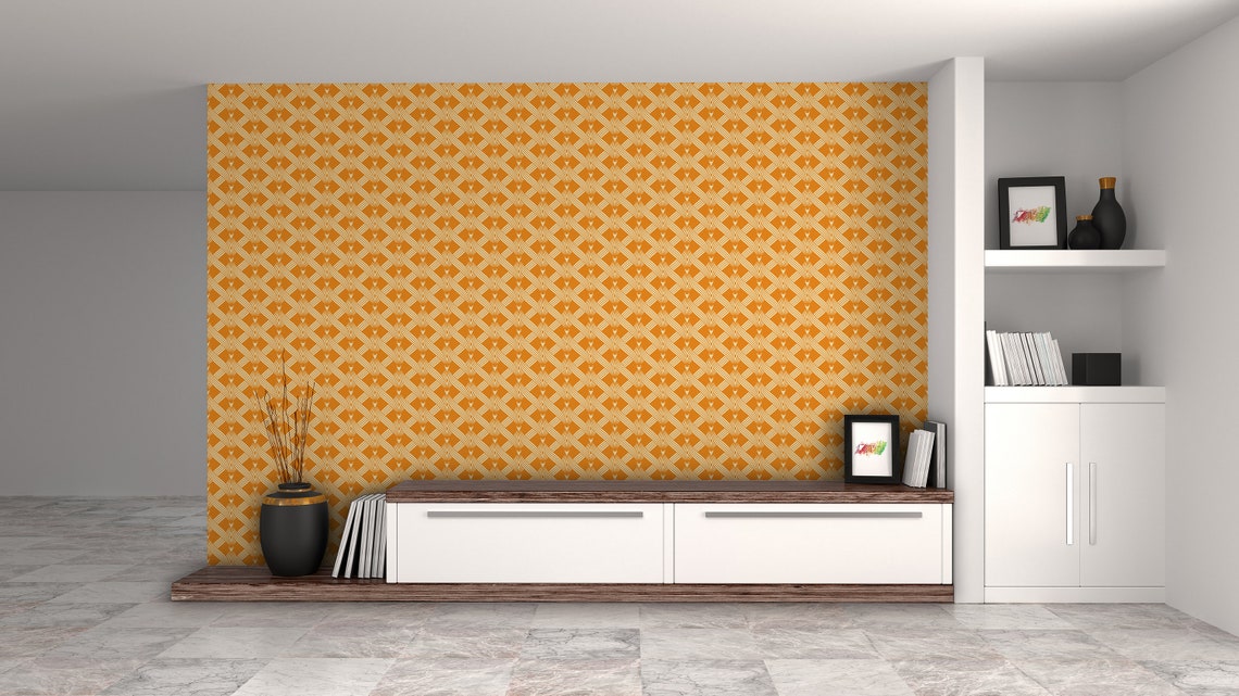 Modern Pattern 1 Self Adhesive Wall Mural Modern Wallpaper Etsy