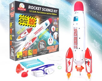 Water Rocket Kit for Kids | Toy Rocket Launcher | STEM Activity for Boys and Girls | Educational Learning Science Experiment